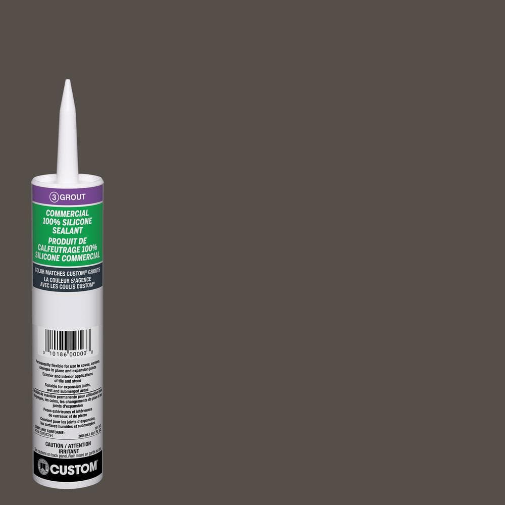 Custom Building Products Commercial #540 Truffle 10.1 oz. Silicone Caulk
