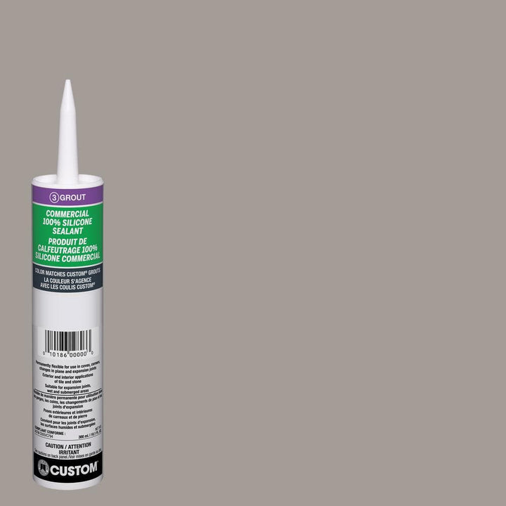 Custom Building Products Commercial #542 Graystone 10.1 oz. Silicone Caulk