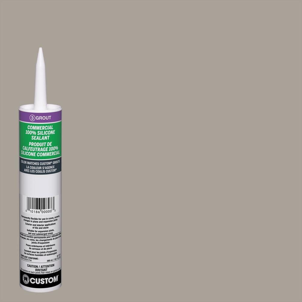 Custom Building Products Commercial #543 Driftwood 10.1 oz. Silicone Caulk