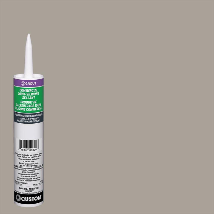 Custom Building Products Commercial #543 Driftwood 10.1 oz. Silicone Caulk