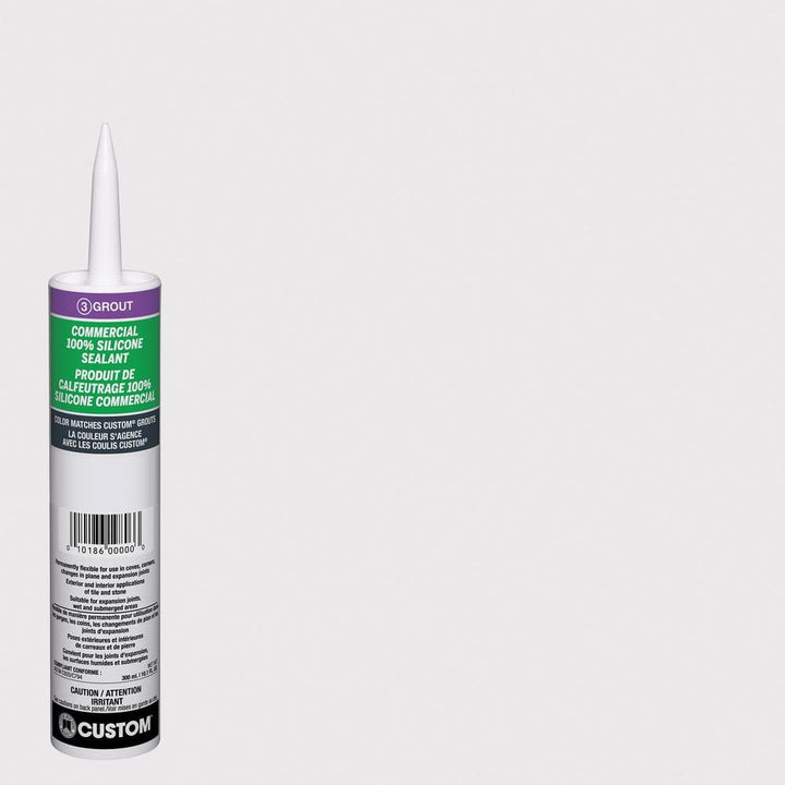 Custom Building Products Commercial #642 10.1 oz. Ash Silicone Caulk