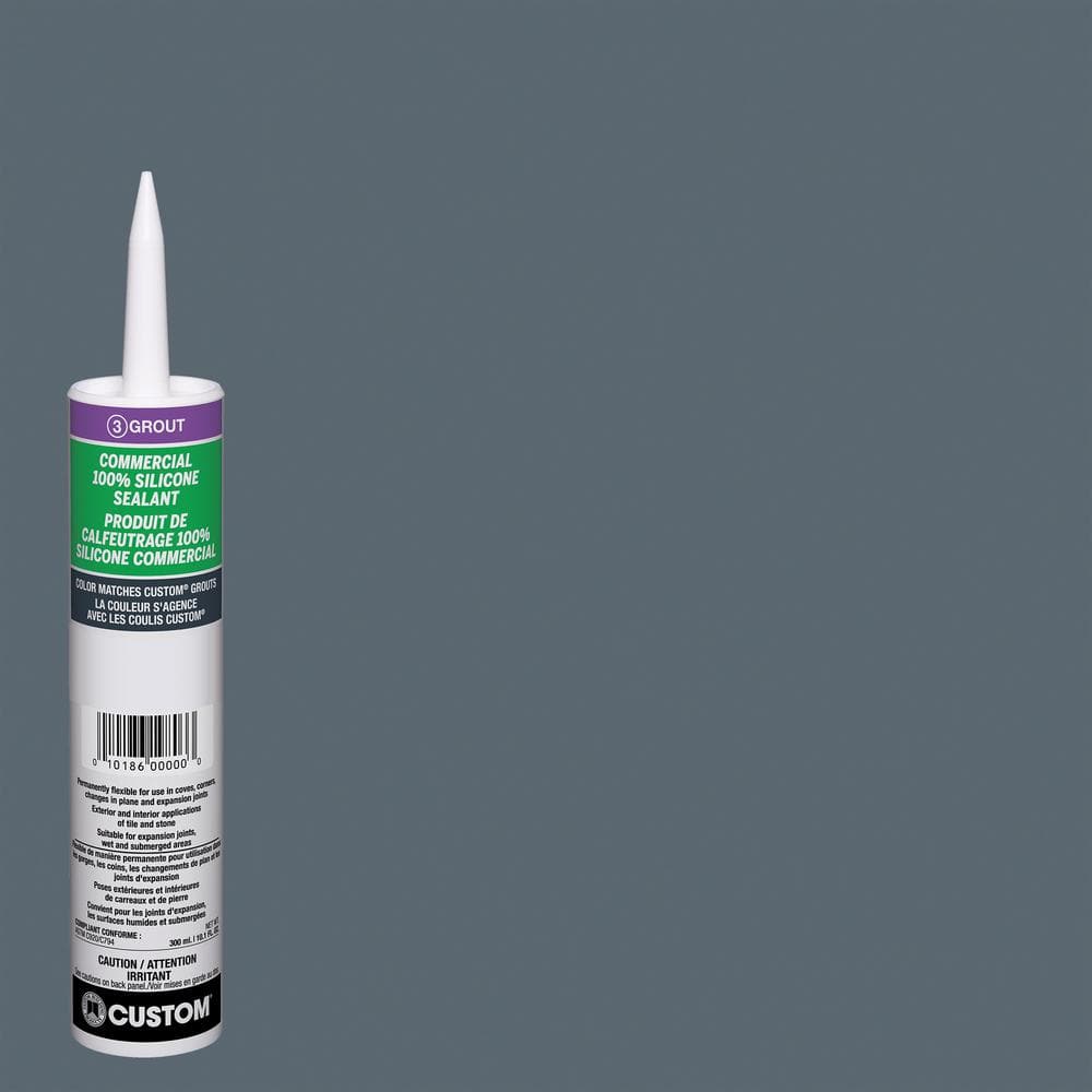 Custom Building Products Commercial #645 10.1 oz. Steel Blue Silicone Caulk