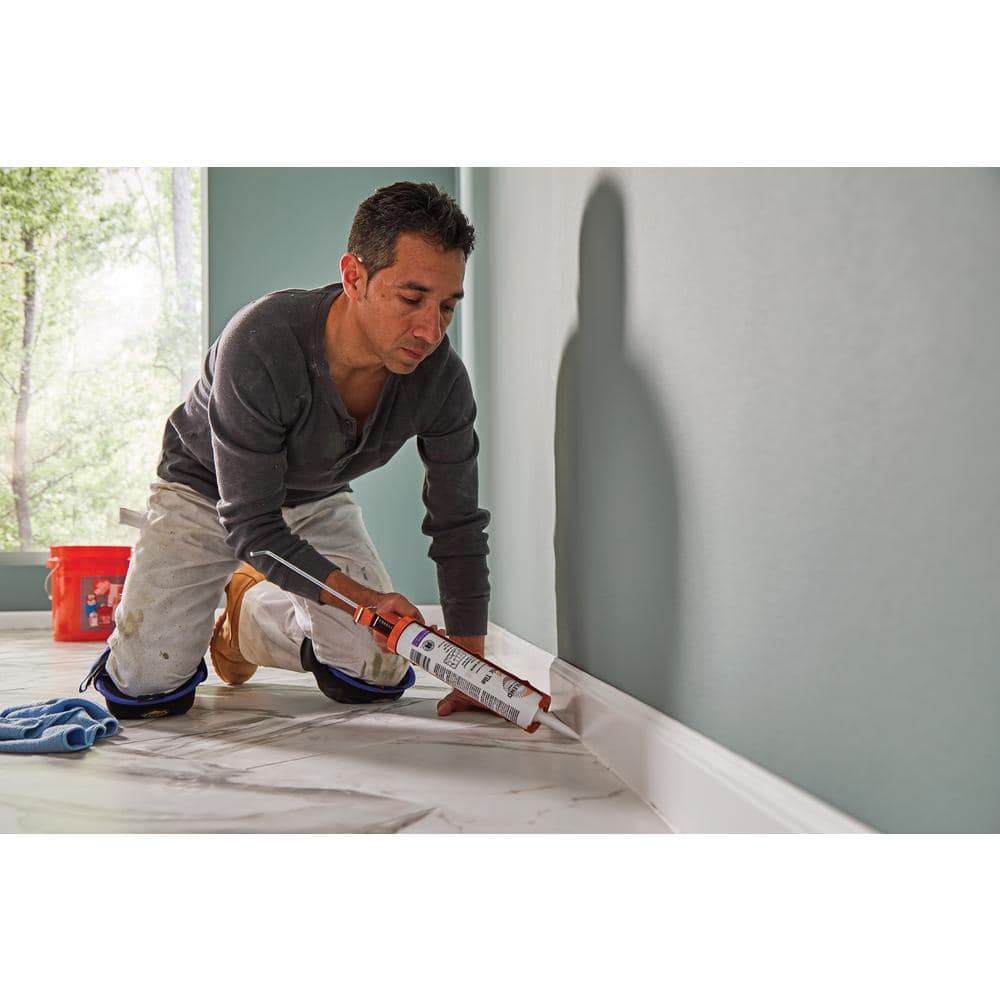 Custom Building Products Polyblend #122 Linen 10.5 oz. Sanded Ceramic Tile Caulk