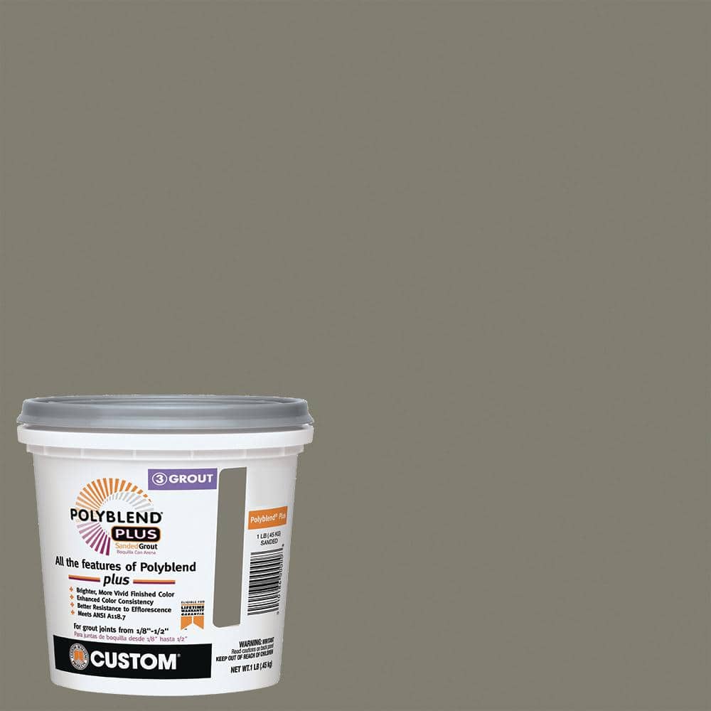 Custom Building Products Polyblend Plus #09 Natural Gray 1 lb. Sanded Grout