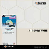 Custom Building Products Polyblend Plus #11 Snow White 10 lb. Unsanded Grout