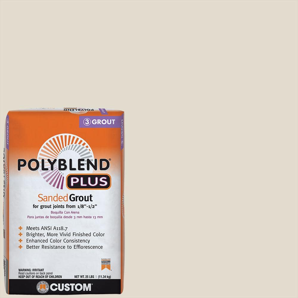 Custom Building Products Polyblend Plus #11 Snow White 25 lb. Sanded Grout