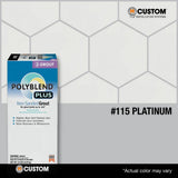 Custom Building Products Polyblend Plus #115 Platinum 10 lb. Unsanded Grout