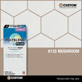 Custom Building Products Polyblend Plus #135 Mushroom 10 lb. Unsanded Grout