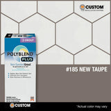 Custom Building Products Polyblend Plus #185 New Taupe 10 lb. Unsanded Grout