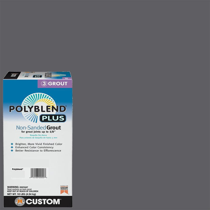 Custom Building Products Polyblend Plus #370 Dove Gray 10 lb. Unsanded Grout