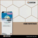Custom Building Products Polyblend Plus #380 Haystack 10 lb. Unsanded Grout