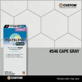 Custom Building Products Polyblend Plus #546 Cape Gray 10 lb. Unsanded Grout