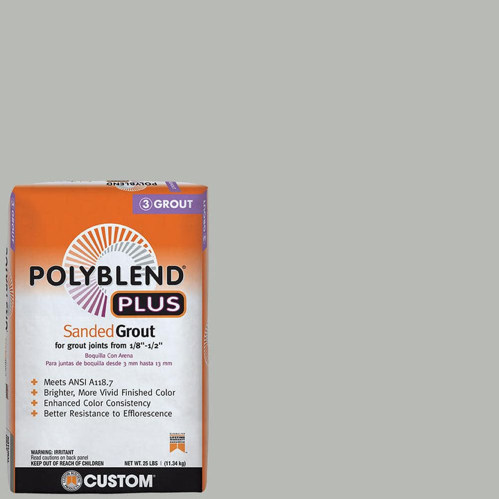 Custom Building Products Polyblend Plus #546 Cape Gray 25 lb. Sanded Grout