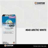 Custom Building Products Polyblend Plus #640 Arctic White 10 lb. Unsanded Grout