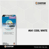 Custom Building Products Polyblend Plus #641 Cool White 10 lb. Unsanded Grout