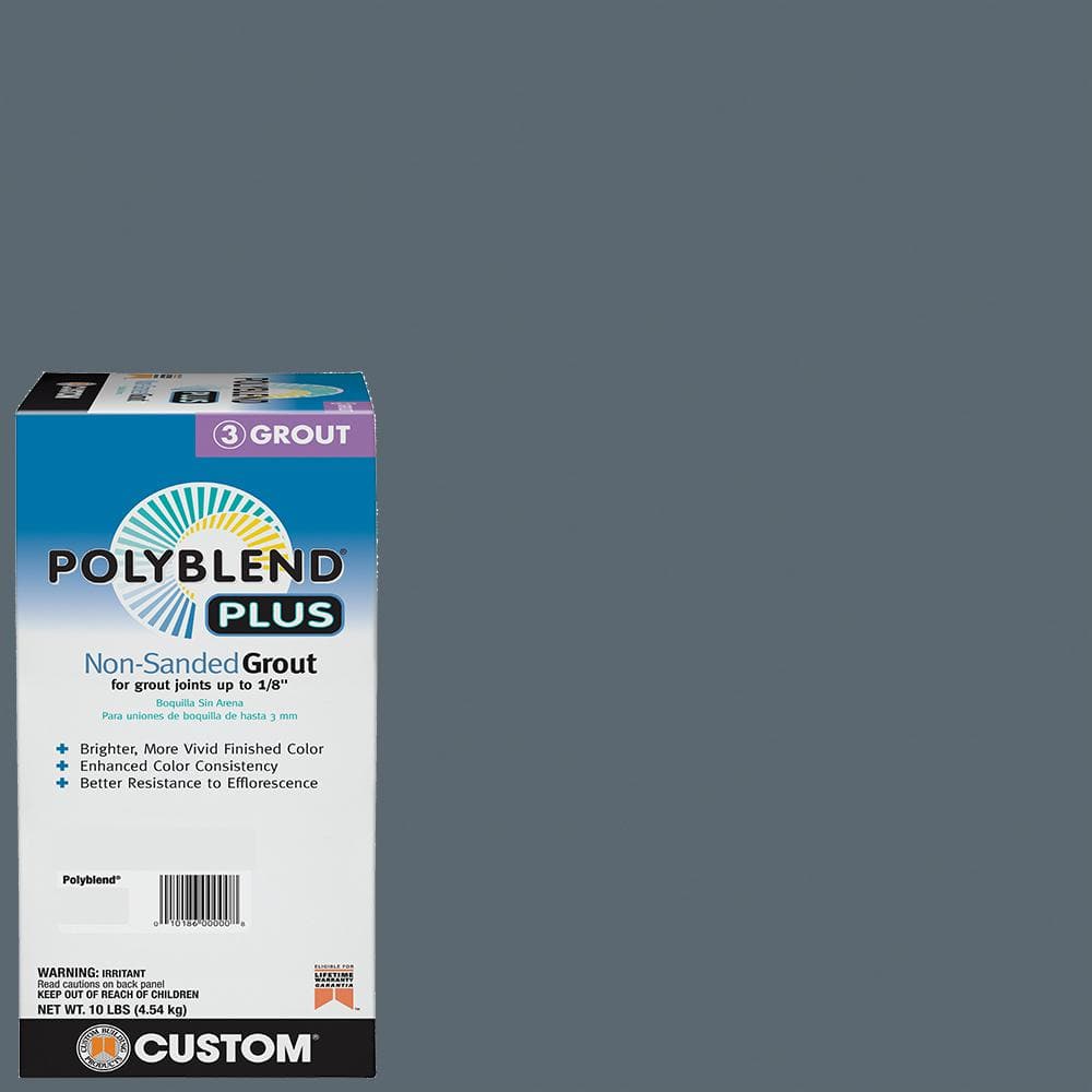 Custom Building Products Polyblend Plus #645 Steel Blue 10 lb. Unsanded Grout