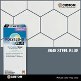 Custom Building Products Polyblend Plus #645 Steel Blue 10 lb. Unsanded Grout