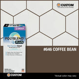 Custom Building Products Polyblend Plus #646 Coffee Bean 10 lb. Unsanded Grout