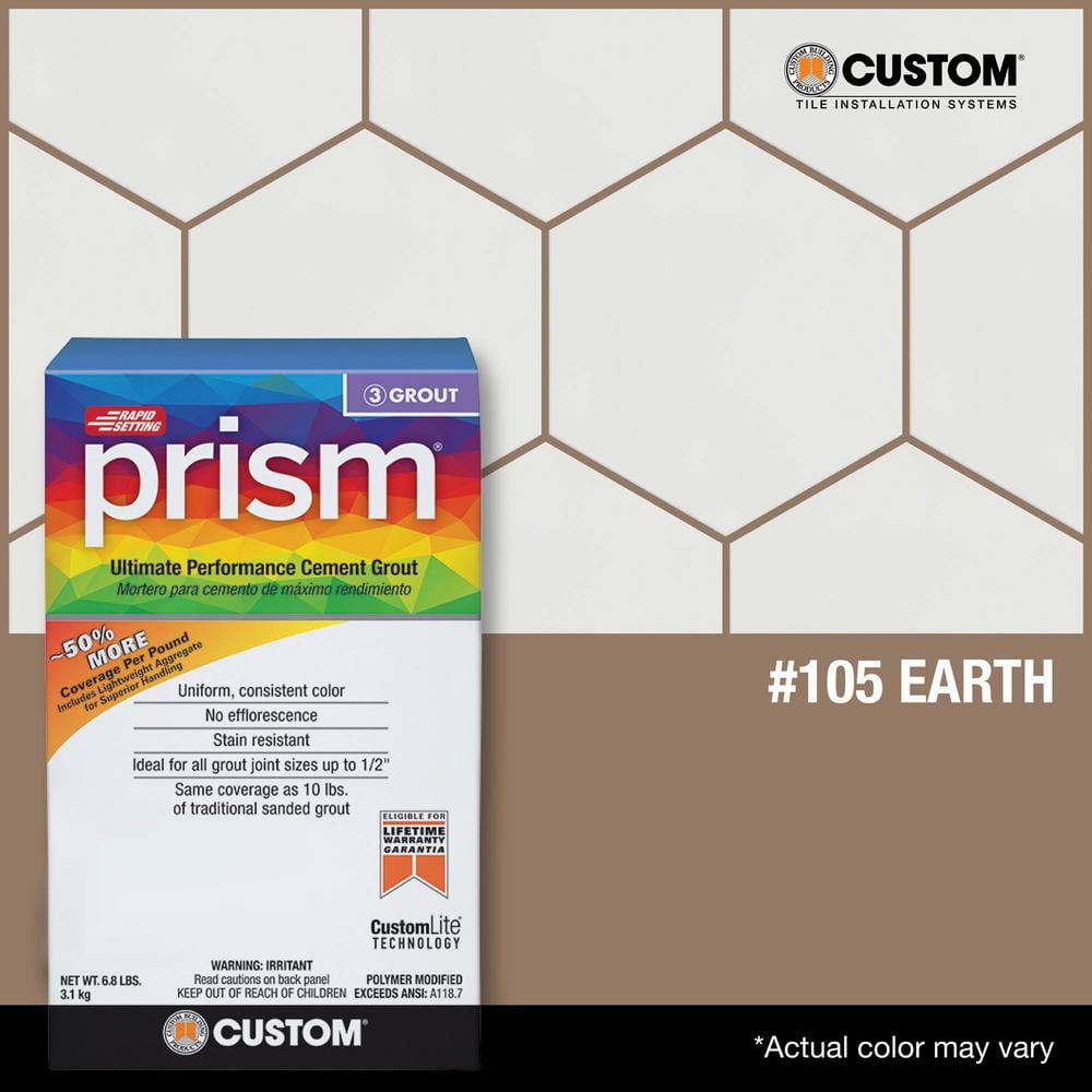 Custom Building Products Prism #105 Earth 17 lb. Ultimate Performance Grout