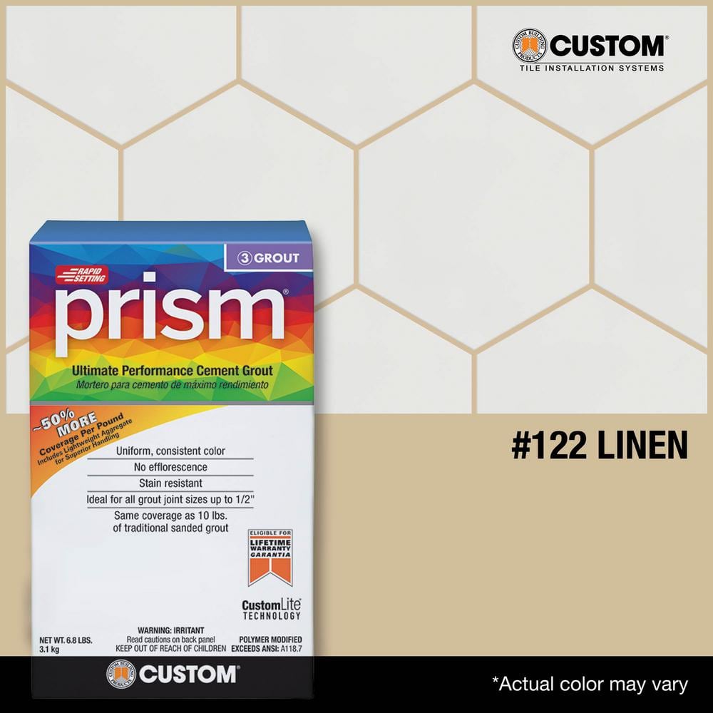 Custom Building Products Prism #122 Linen 17 lb. Ultimate Performance Grout