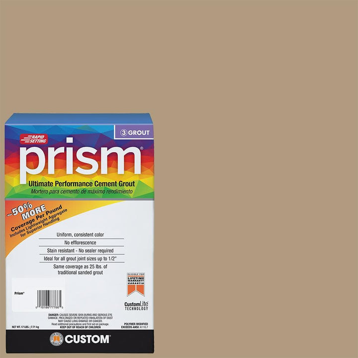 Custom Building Products Prism #186 Khaki 17 lb. Ultimate Performance Grout