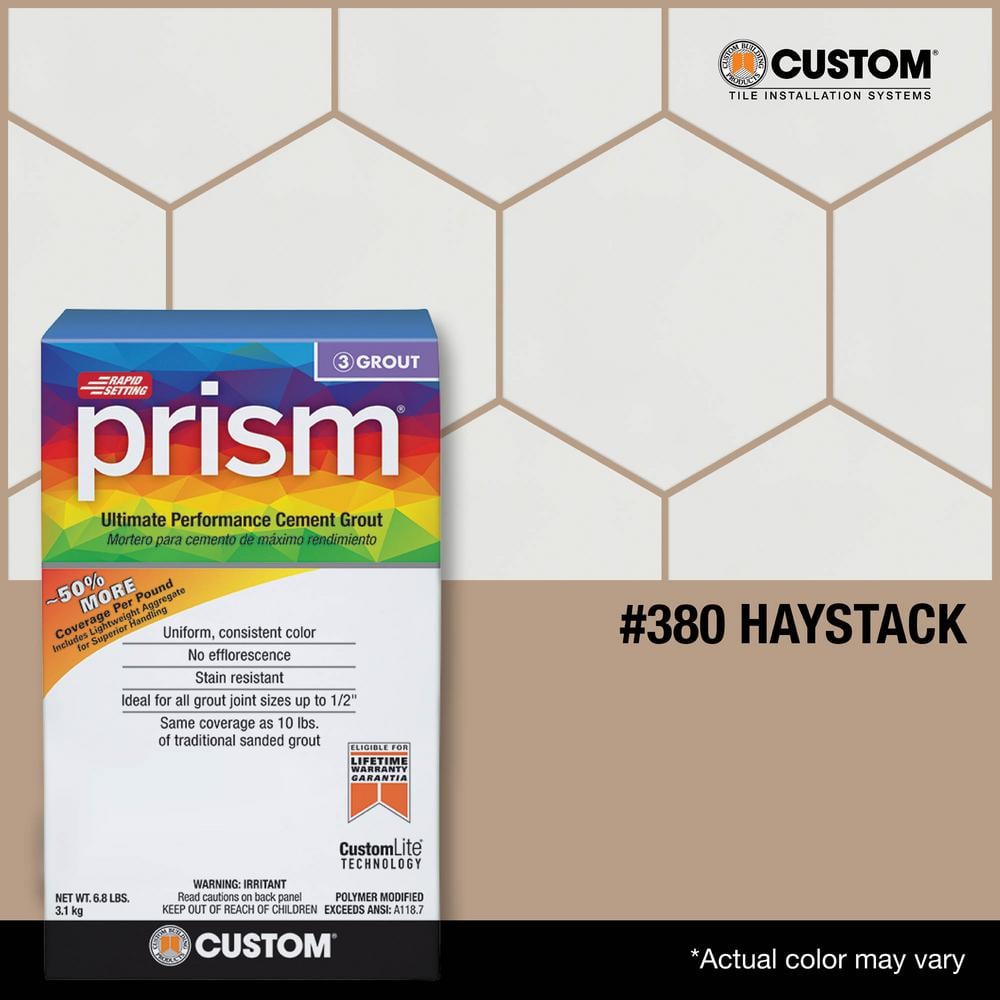 Custom Building Products Prism #380 Haystack 17 lb. Ultimate Performance Grout