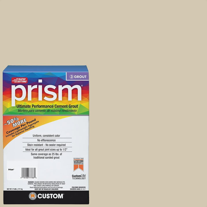 Custom Building Products Prism #382 Bone 17 lb. Ultimate Performance Grout