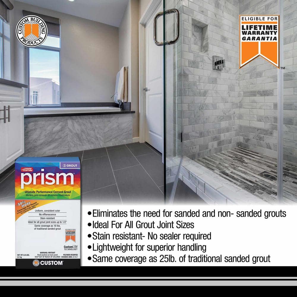 Custom Building Products Prism #644 Shadow 17 lb. Ultimate Performance Grout