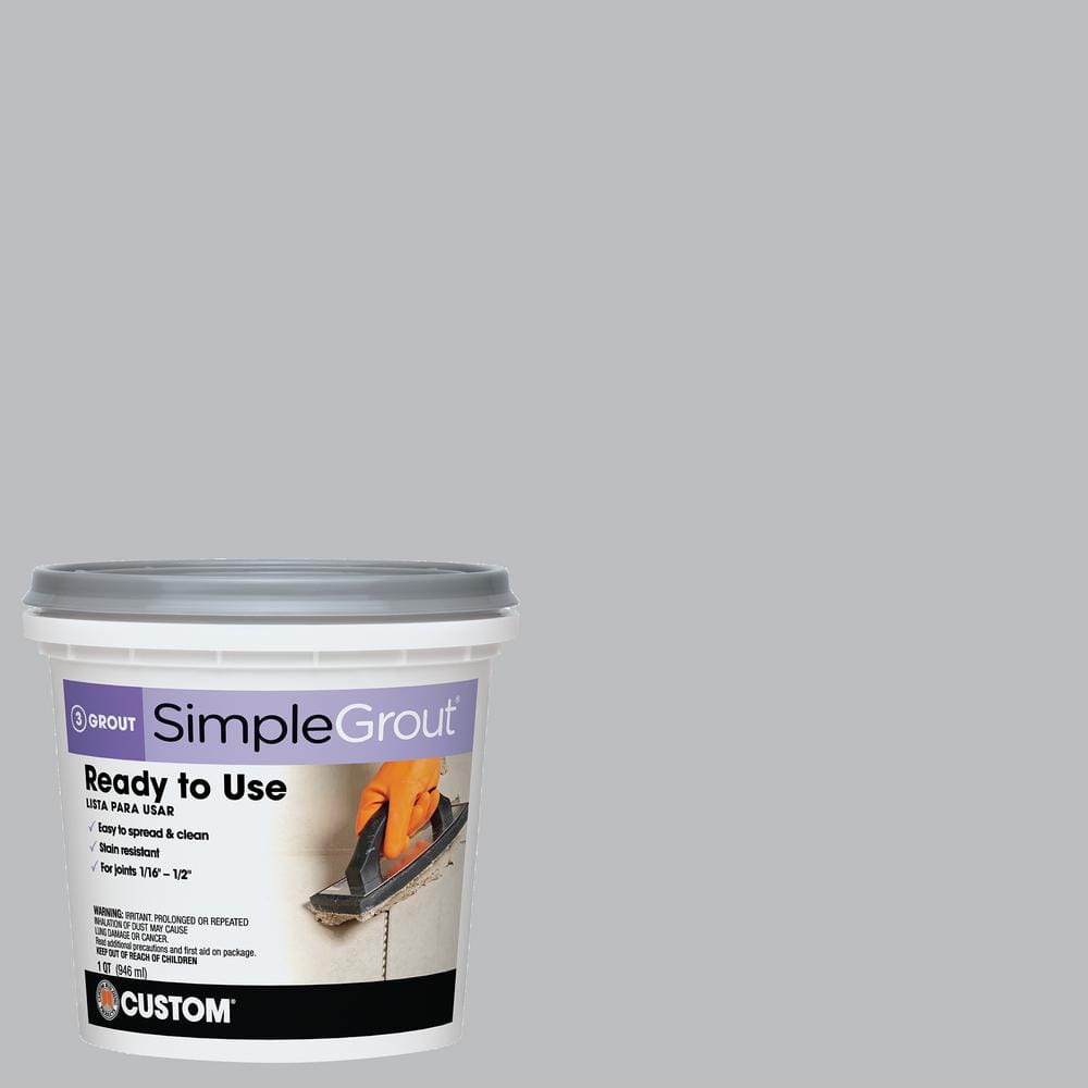 Custom Building Products SimpleGrout #115 Platinum 1 qt. Pre-Mixed Grout