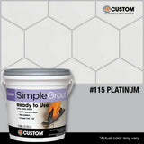 Custom Building Products SimpleGrout #115 Platinum 1 qt. Pre-Mixed Grout