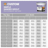 Custom Building Products SimpleGrout #640 Arctic White 1 gal. Pre-Mixed Grout