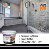 Custom Building Products SimpleGrout #640 Arctic White 1 gal. Pre-Mixed Grout