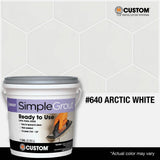 Custom Building Products SimpleGrout #640 Arctic White 1 gal. Pre-Mixed Grout