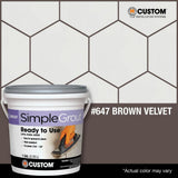 Custom Building Products SimpleGrout #647 Brown Velvet 1 gal. Pre-Mixed Grout