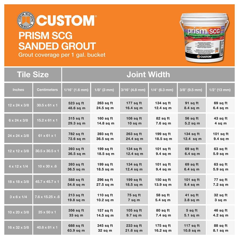 Custom Building Products Prism SCG #640 Arctic White 1 gal. Ultimate Performance Pre-Mixed Single Component Grout
