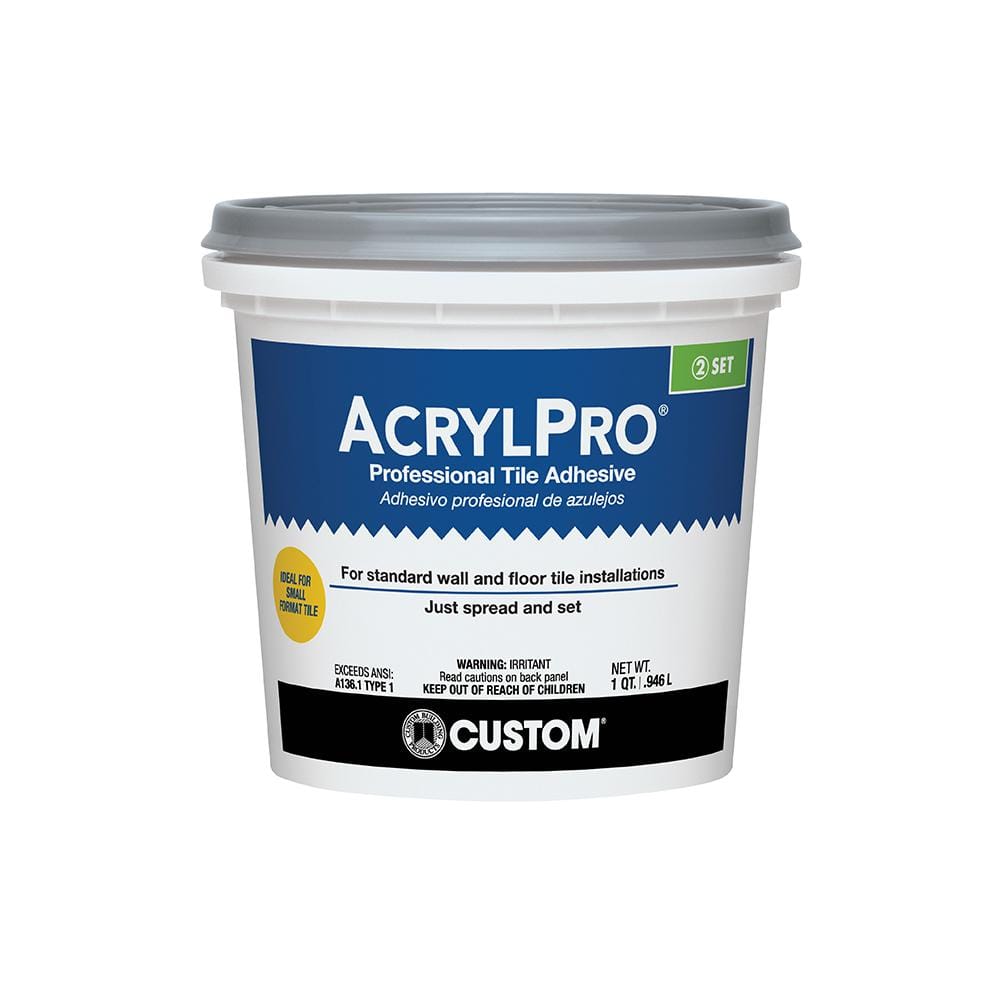 Custom Building Products AcrylPro 1 qt. Professional Tile Adhesive for Smaller Format Tile