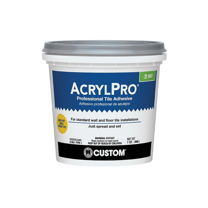 Custom Building Products AcrylPro 1 qt. Professional Tile Adhesive for Smaller Format Tile