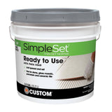 Custom Building Products SimpleSet 3 1/2 Gal. White Premixed Thinset Mortar