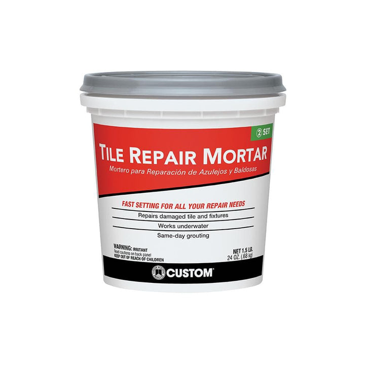 Custom Building Products Tile Repair Mortar White 1.5 lb.