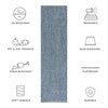 Safavieh Courtyard Metro 5 x 8 Navy/Gray Indoor/Outdoor Geometric Coastal Area Rug