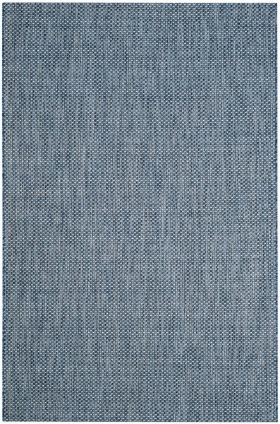 Safavieh Courtyard Metro 5 x 8 Navy/Gray Indoor/Outdoor Geometric Coastal Area Rug