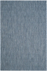 Safavieh Courtyard Metro 5 x 8 Navy/Gray Indoor/Outdoor Geometric Coastal Area Rug