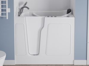 Universal Tubs HD Series 26 in. x 46 in. Right Drain Quick Fill Walk-In Air Tub in White