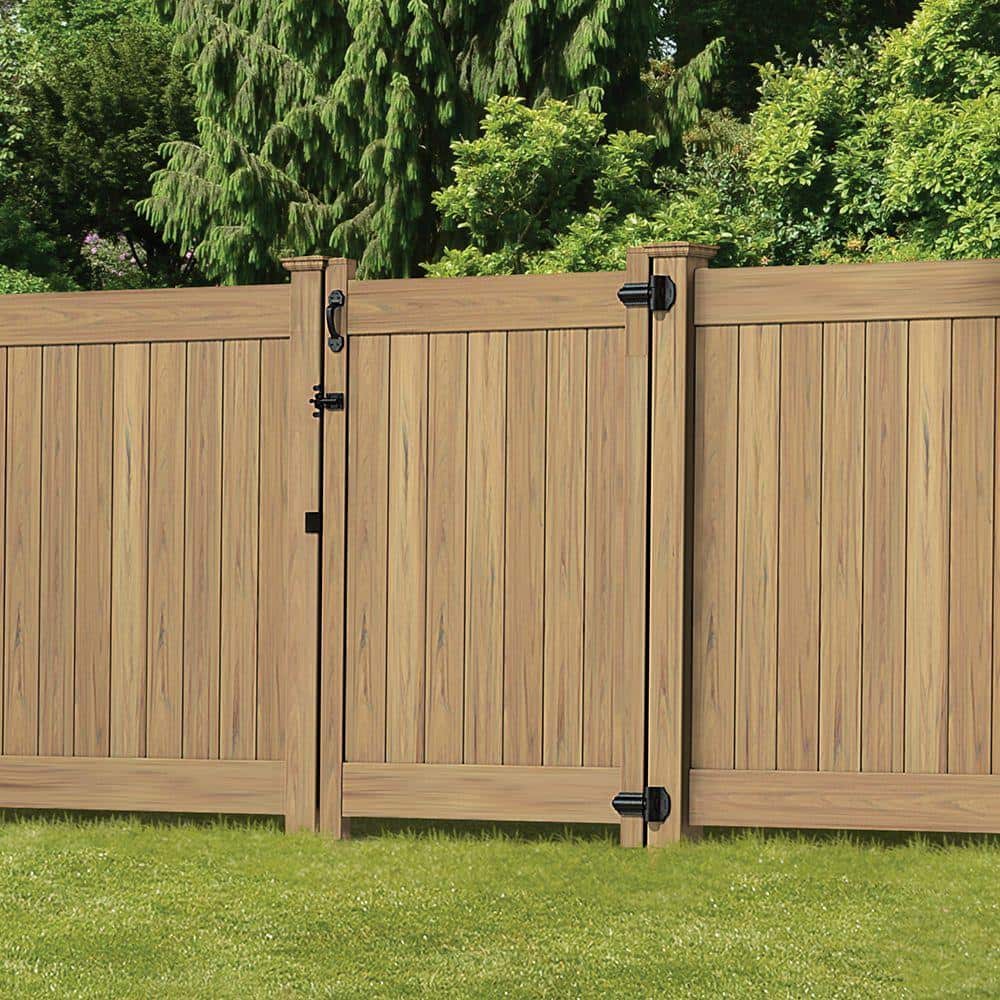 Veranda Linden 6x8 ft Cypress Vinyl Privacy Fence Panel