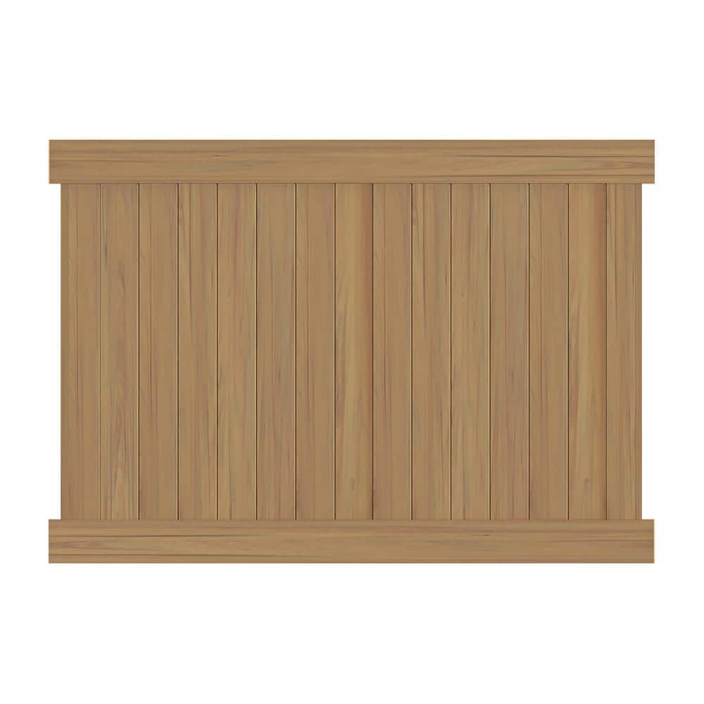 Veranda Linden 6x8 ft Cypress Vinyl Privacy Fence Panel