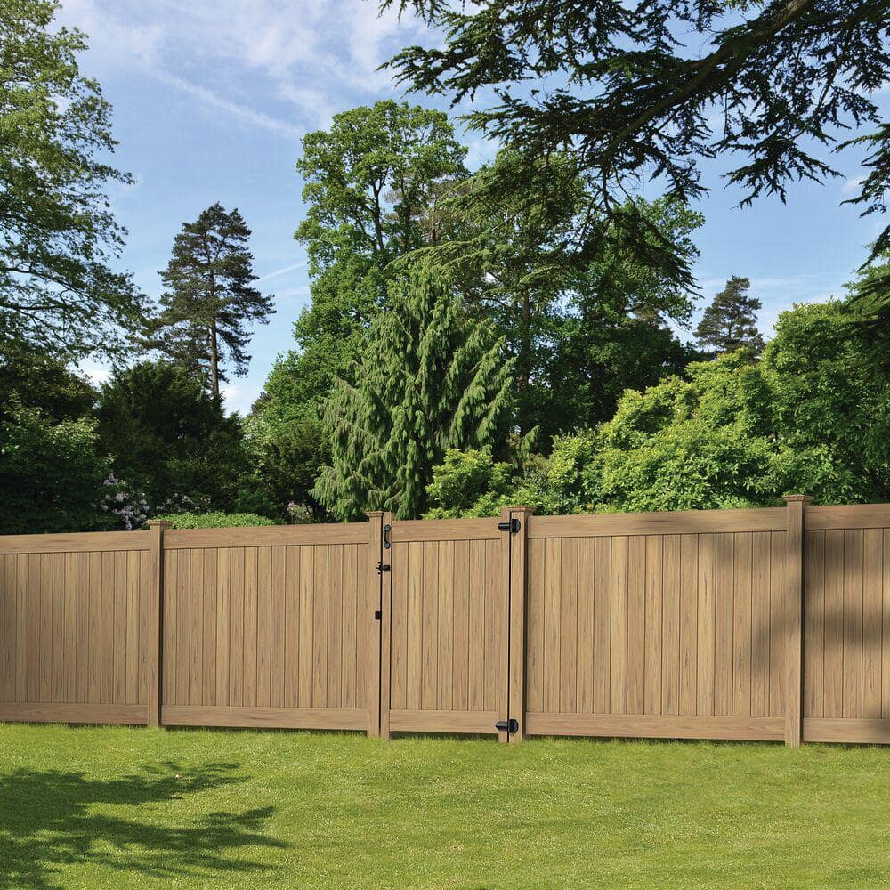 Veranda Linden 6x8 ft Cypress Vinyl Privacy Fence Panel