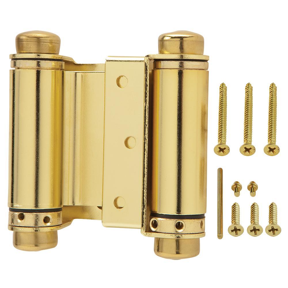 3 in. x 3 in. Oil-Rubbed Bronze Double-Action Spring Door Hinge - Super Arbor