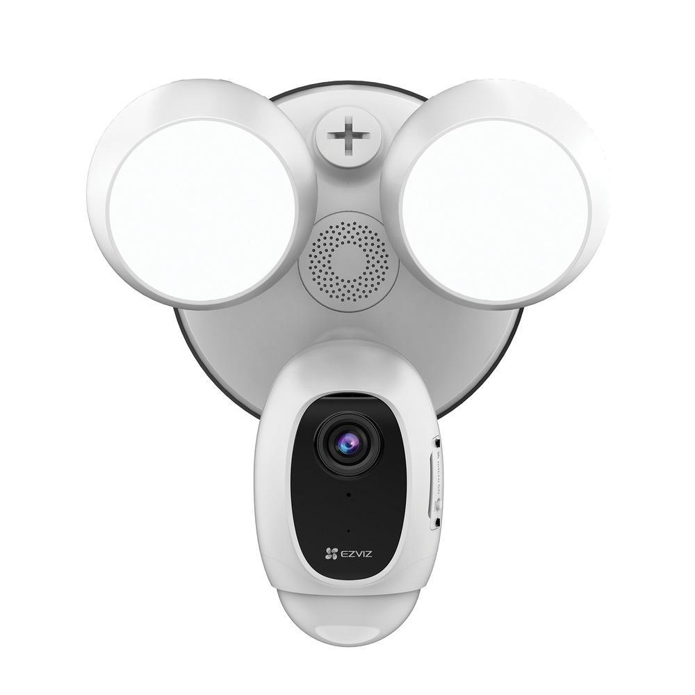 Wired Outdoor Smart Floodlight Security Camera with Alarm System - Super Arbor