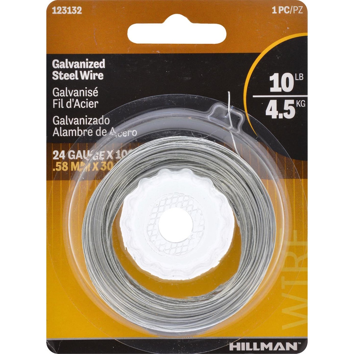 Hillman 100 ft. Galvanized Steel Wire, 24 Gauge