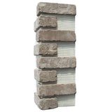 Brickwebb Rushmore Thin Brick Sheets - Corners (Box of 3 Sheets) 21 in x 15 in (5.3 linear ft.) - Super Arbor
